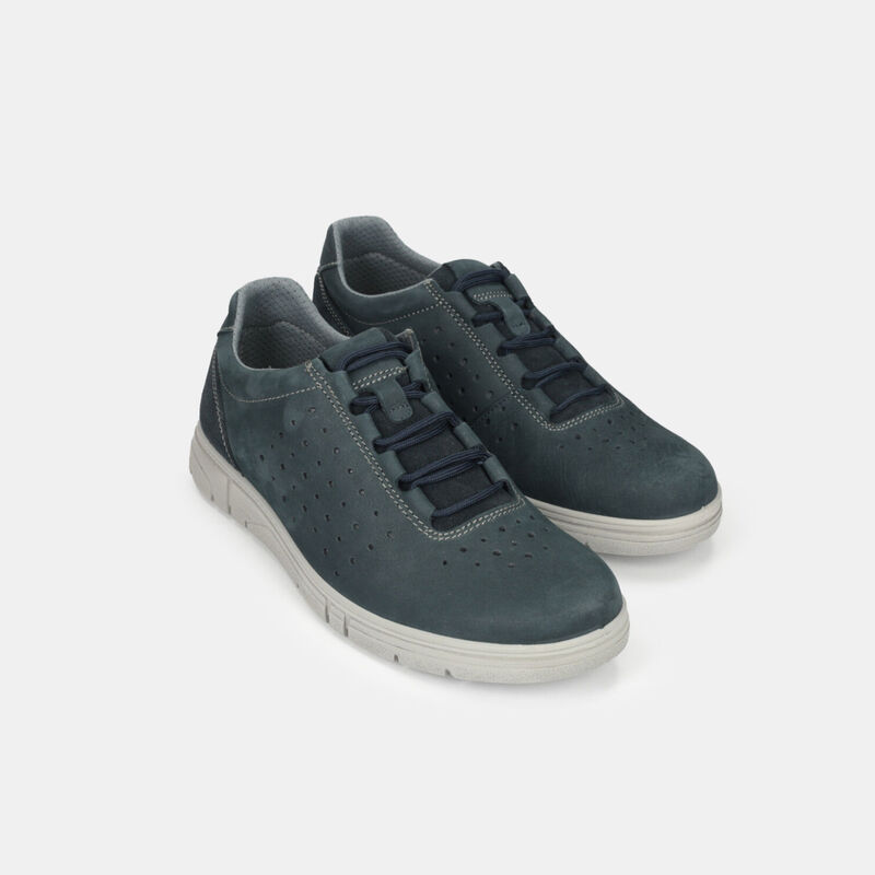 Heren veterschoenen van nubuck
