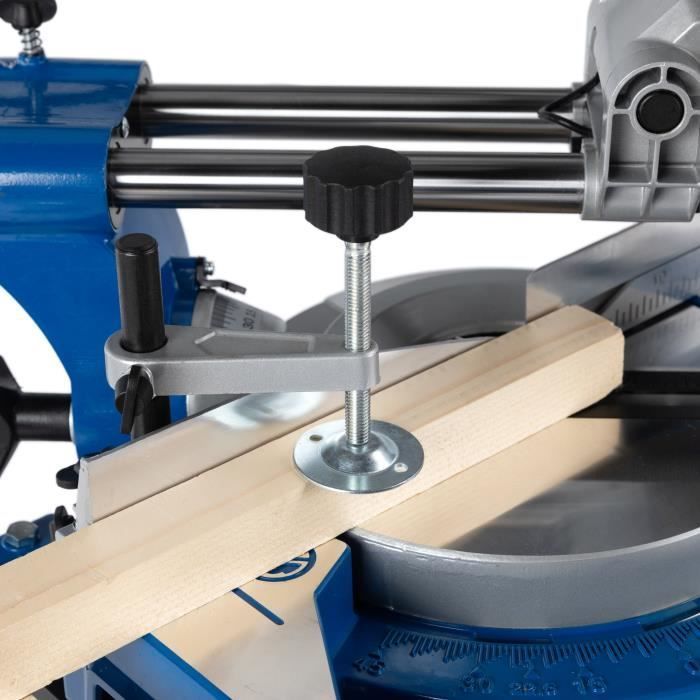 Scie à onglet radiale multimatériaux SCHEPPACH HM254CD - 254 mm - 2000 W - 2 lames carbures incluses