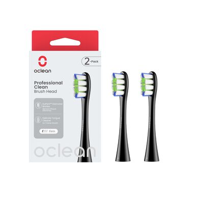 Oclean Professional svart tannbørstepåfyll 2 enheter 2 enheter