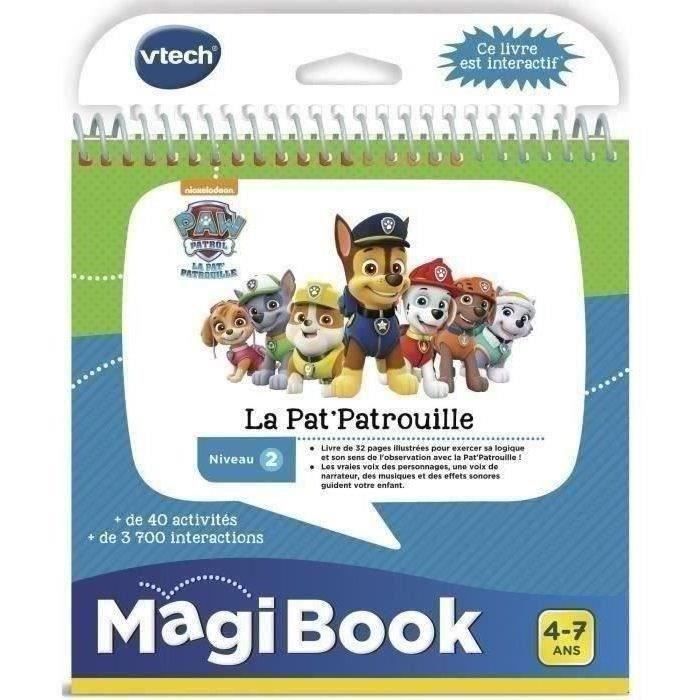Libro interattivo Magibook - VTECH - Paw Patrol - Livello 2 - 32 pagine illustrate