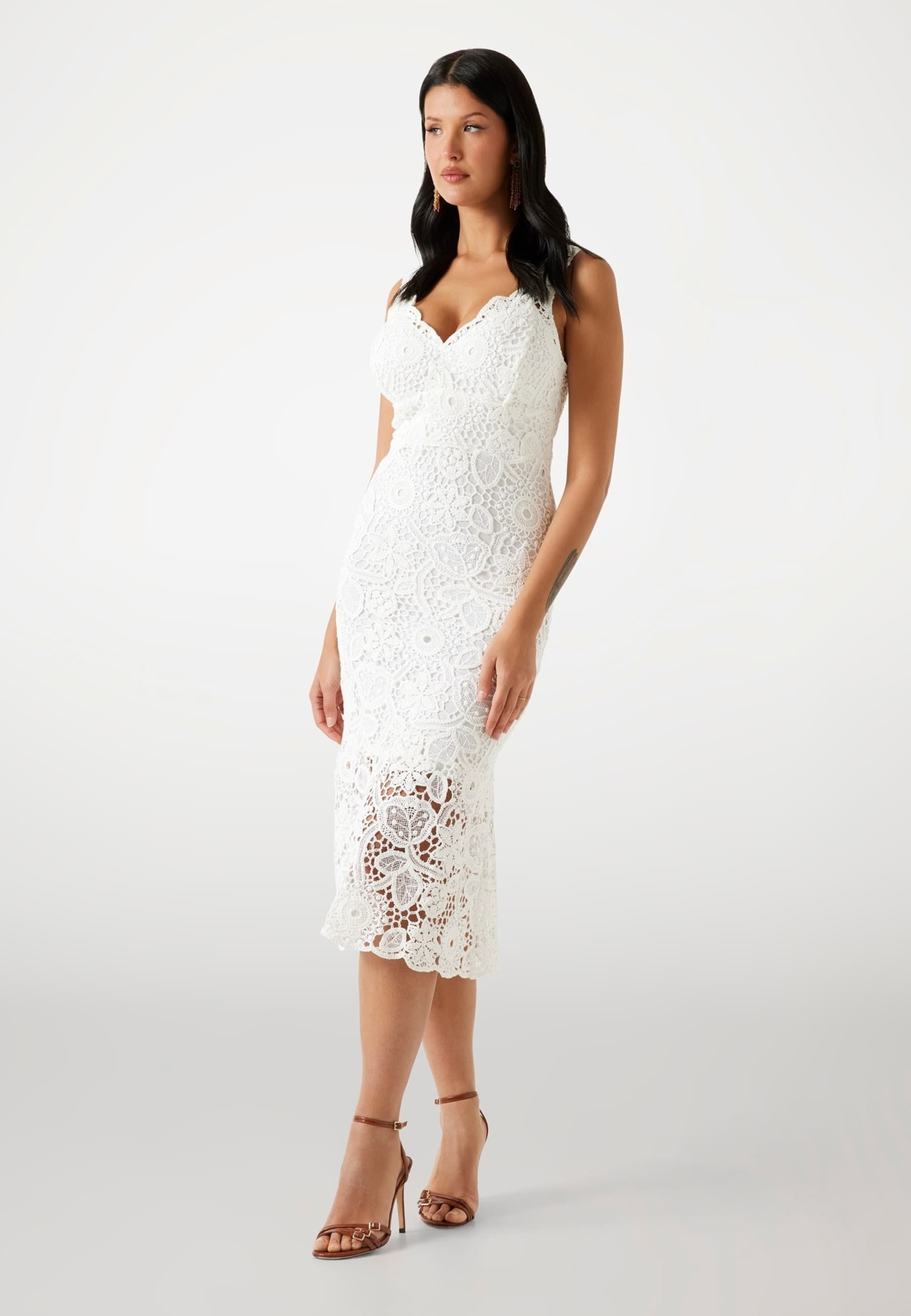 Guess Cocktailjurk / Feestjurk - wit