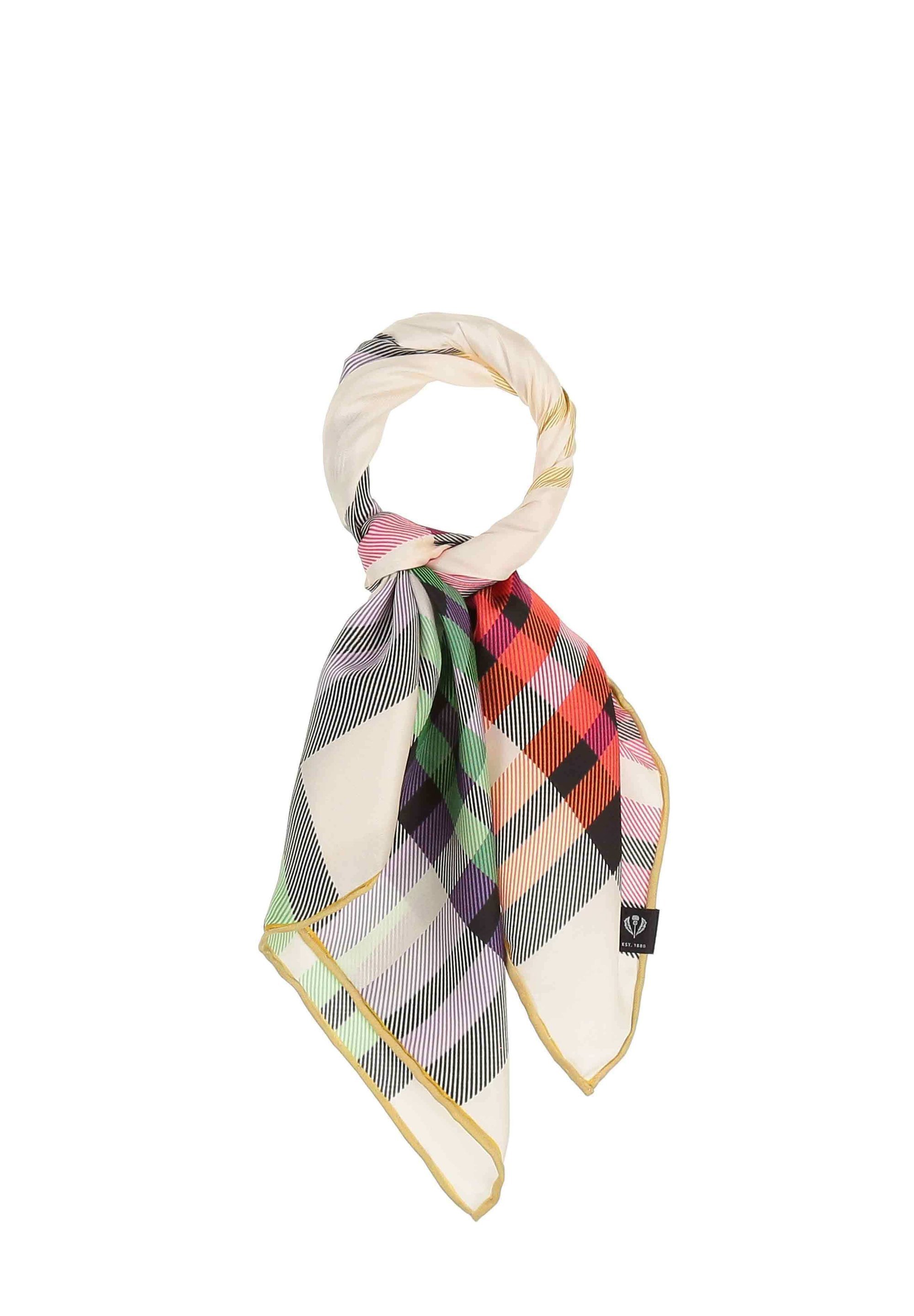 FRAAS PLAID KARO NICKI - Foulard - honnête white