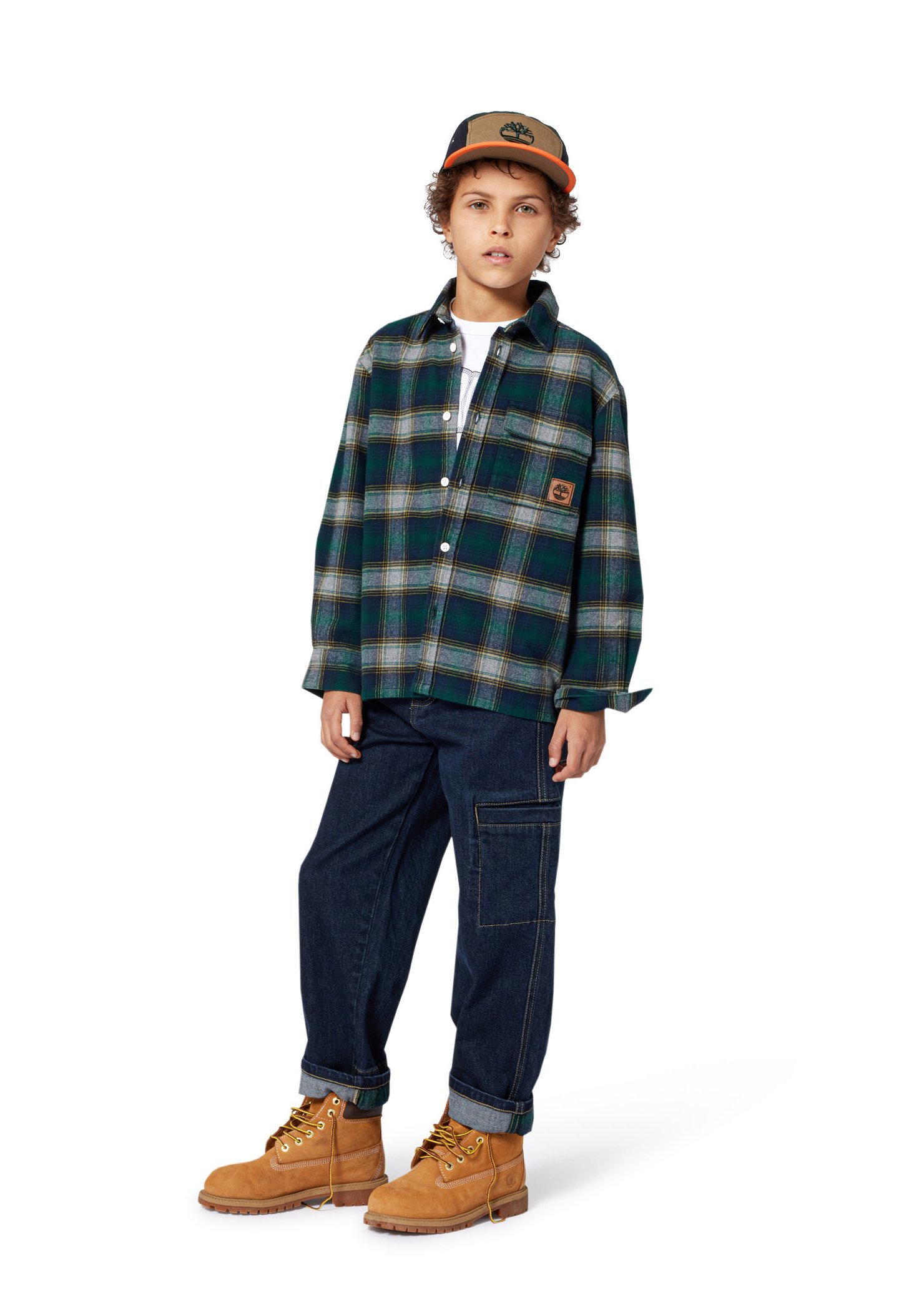 Jeans Timberland a gamba dritta - blu denim