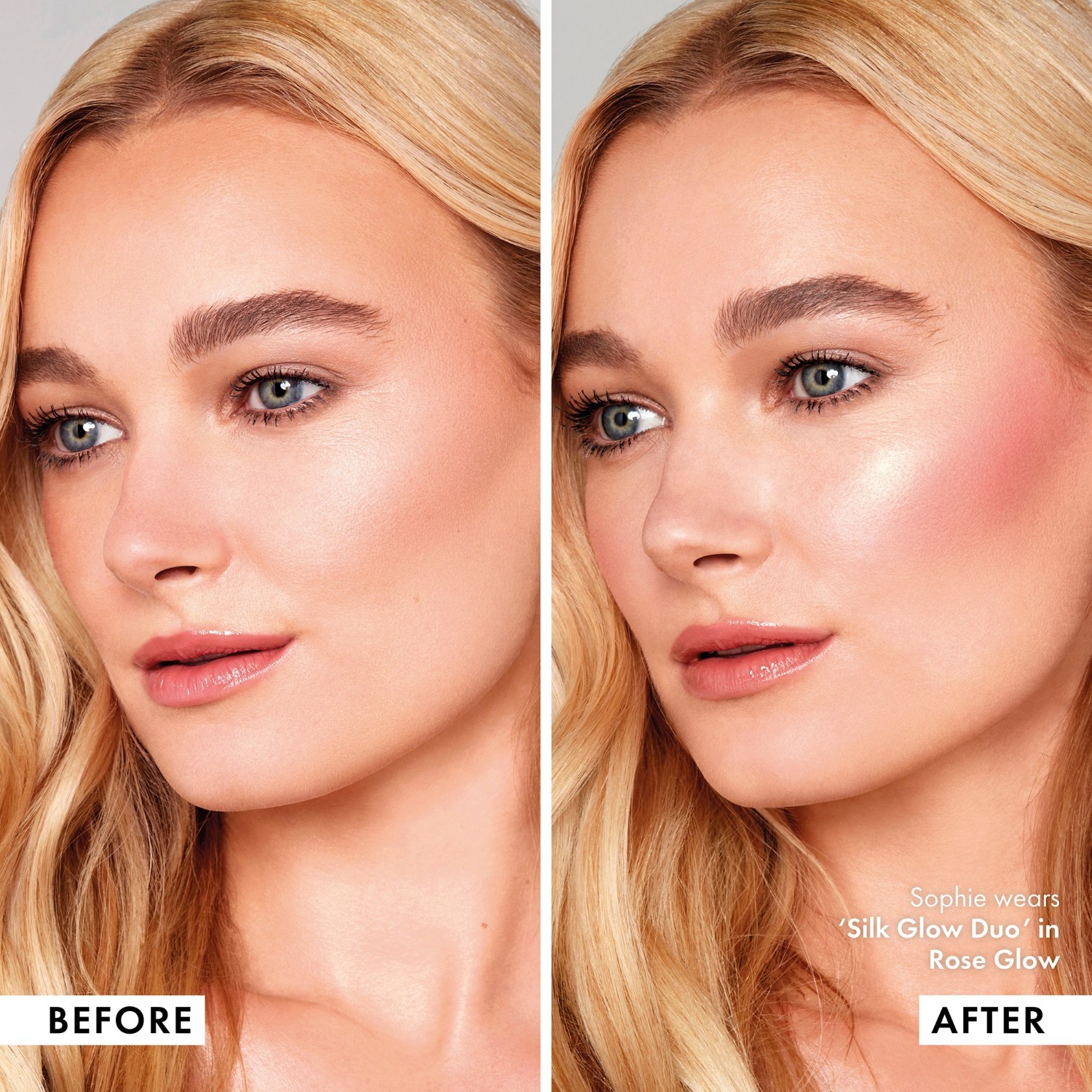 ICONIC LONDON Silk Glow Duo set za šminkanje, rumenilo i highlighter - 12 g