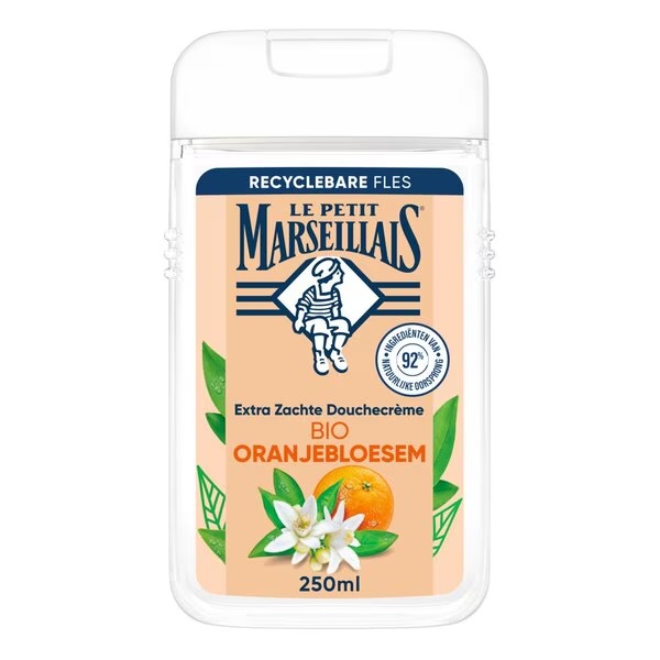 Le Petit Marseillais Extra Gentle Organic Orange Blossom dušo kremas<br>250ml