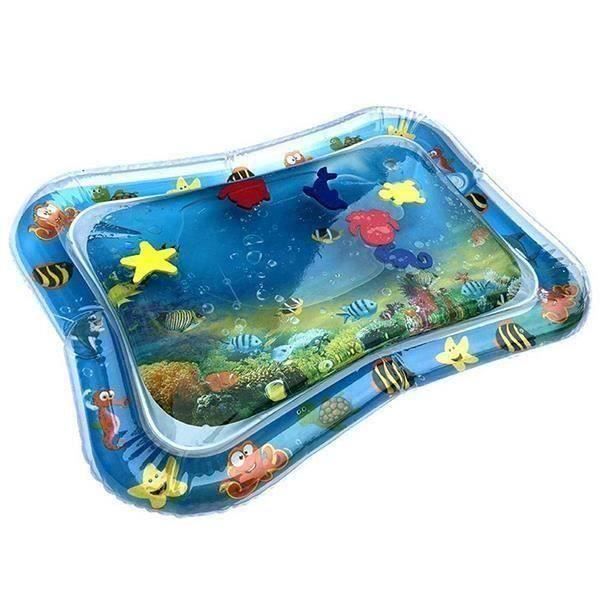 TAPIS D'EVEIL - AIRE D'EVEIL - Bébé Enfants - Tapis D'eau Gonflable - Tapis de Jeu Coussin - Jouets Éducation Précoce
