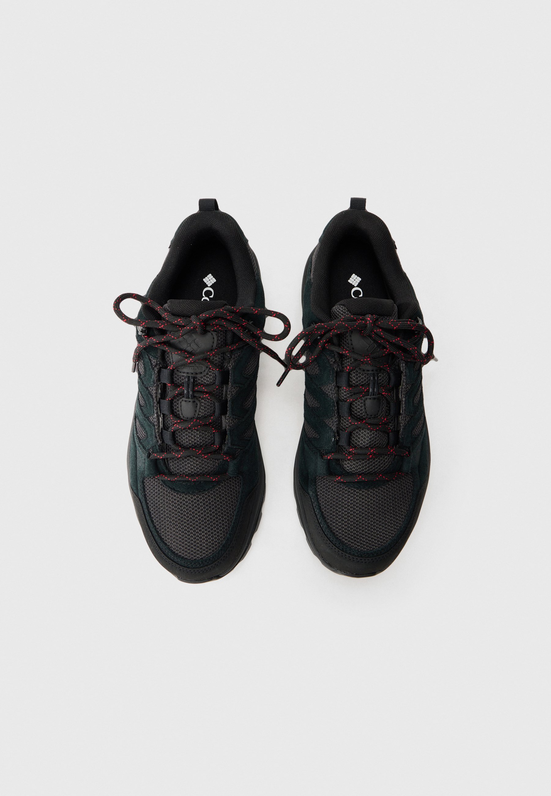 Columbia REDMOND IV - Wandelschoenen - zwart/bergrood