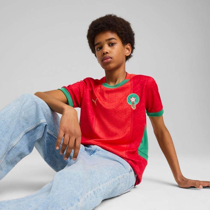Marokko AFCON 2025 Heimtrikot für Kinder