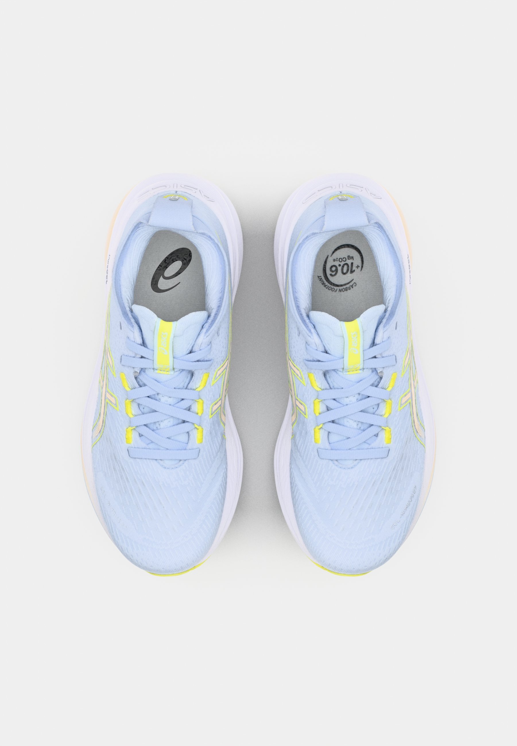 ASICS GEL NIMBUS 27 - Skriešanas apavi šosejas krāsā - gaiši zili/pērļu rozā