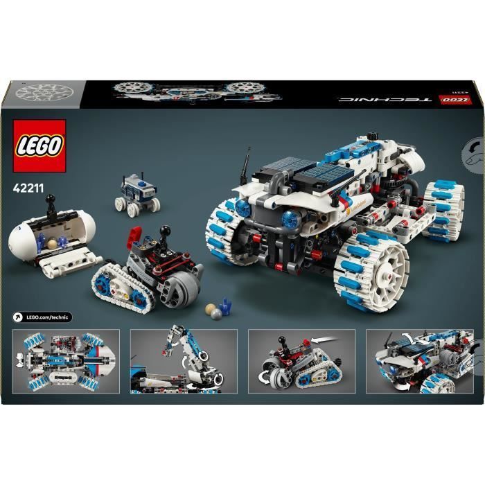 LEGO Technic 42211 Veicolo Avamposto Lunare - Set di costruzioni per bambini dai 10 anni in su