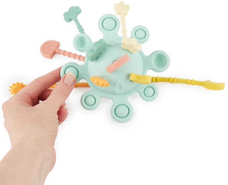 Brinquedo educativo de silicone Bieco Activity Planet