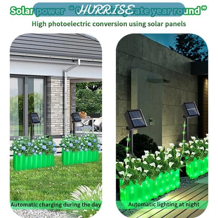 Sonew soldrivna planteringslampor utomhus blomkrukor lampa soldrivna planteringslampor balkong trädgård pollare gul