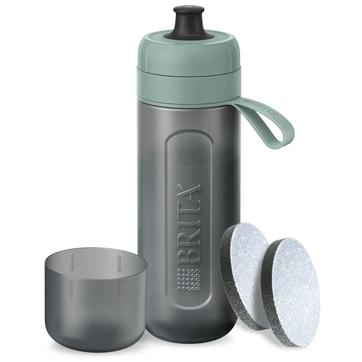 Brita Active Pastelowa Zieleń - Butelka z filtrem 1 szt.