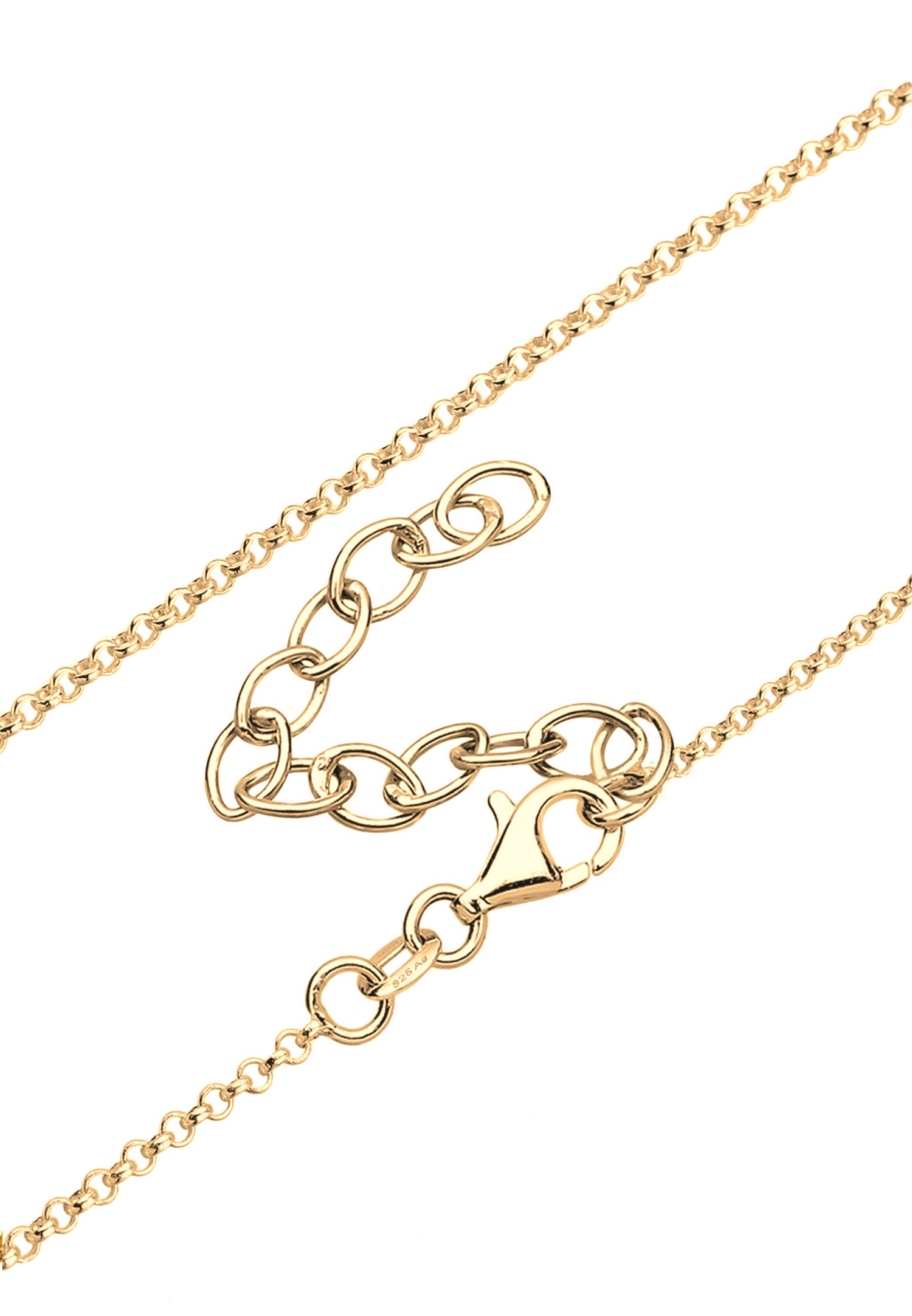 Elli Femmes Chaîne en Y Pendentif plume filigrane en argent sterling 925