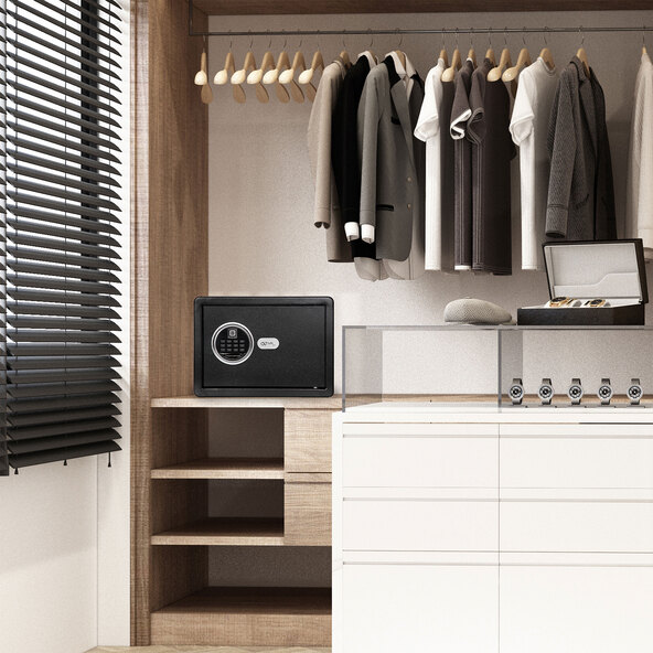 Designer safe, black