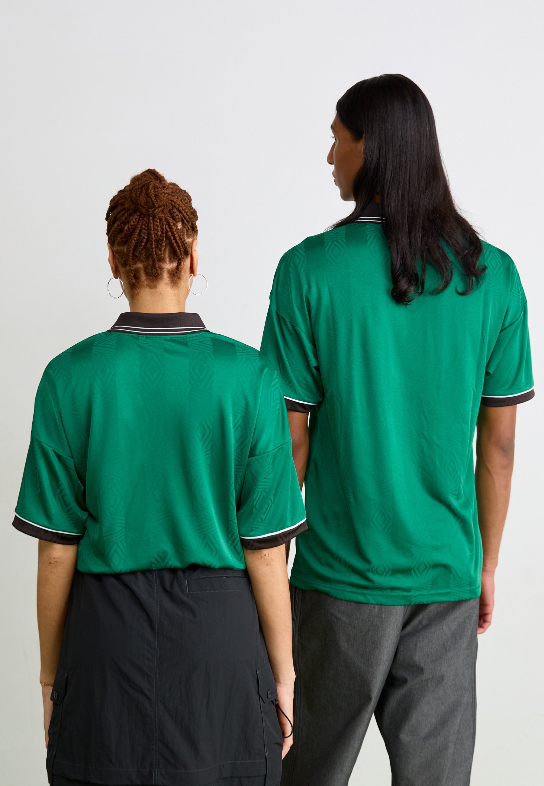 Polo Umbro BOXY FOOTBALL UNISEX - giacca verde/ganache/bianco brillante