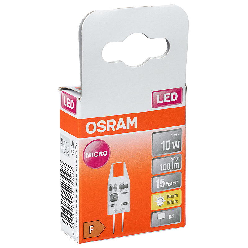 Osram LED-polttimo 100lm Micro G4 Osram