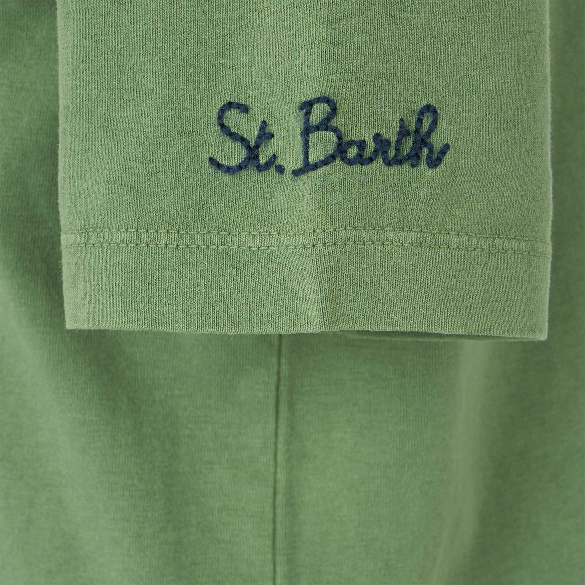 T-shirt da bambino verde militare con stampa Snoopy | SNOOPY - EDIZION