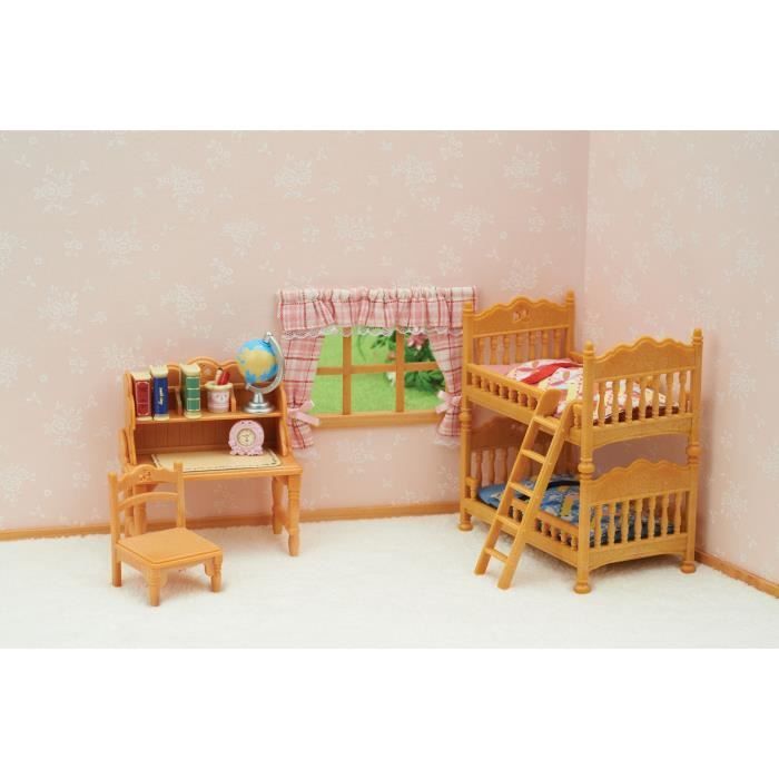 Miniature Figures - Sylvanian Families - 5338 - The Children's Bedroom - Children's Furniture and Accessories