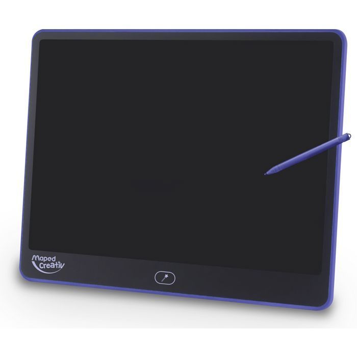 LCD Drawing Tablet - MAPED CREATIV - XL Magic Tablet - Large Screen - 3-Color Writing - Button Eraser