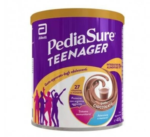 ABBOTT Pediasure-Teenager chocolade 400 g met vitamine D