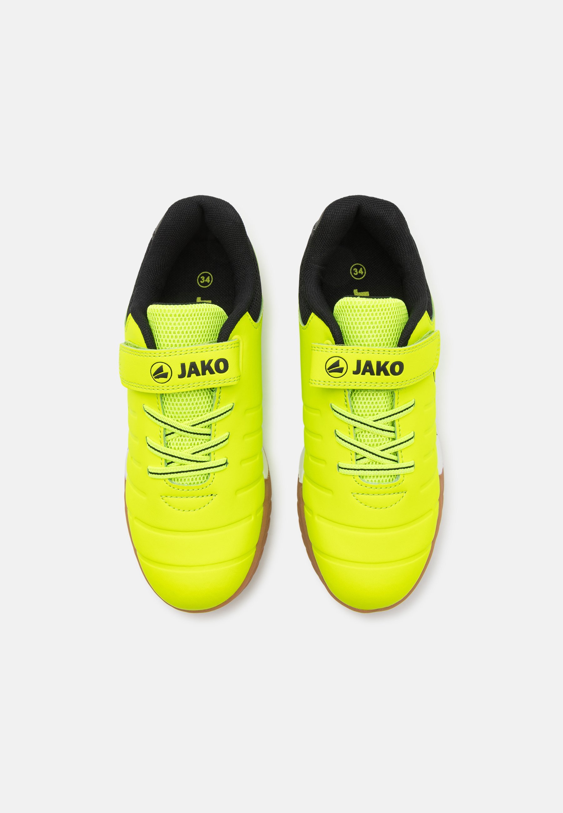 JAKO FINESTO UNISEX - Scarpe da allenamento - giallo neon/nero intenso