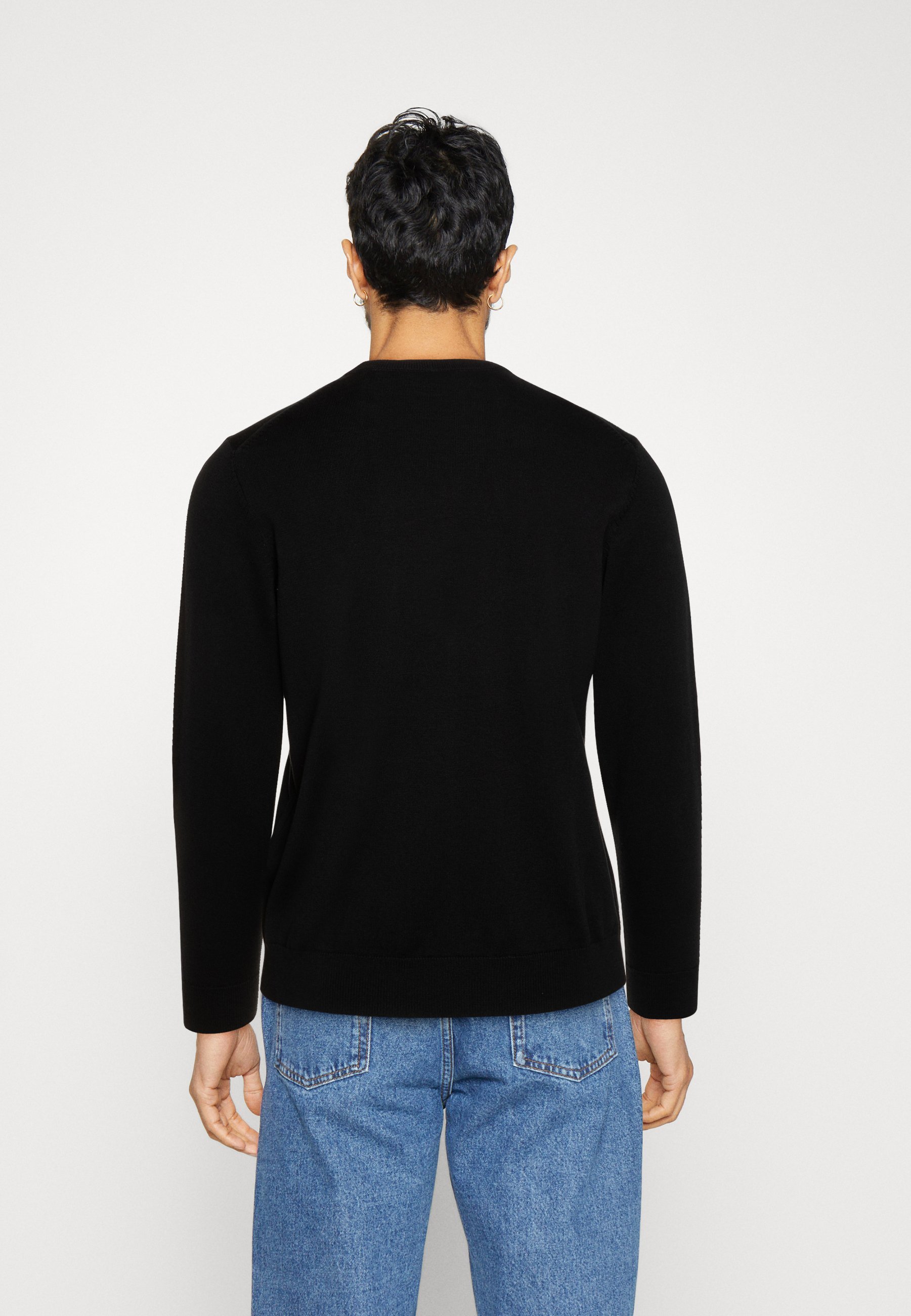 GANT CLASSIC C NECK - Jumper - preto
