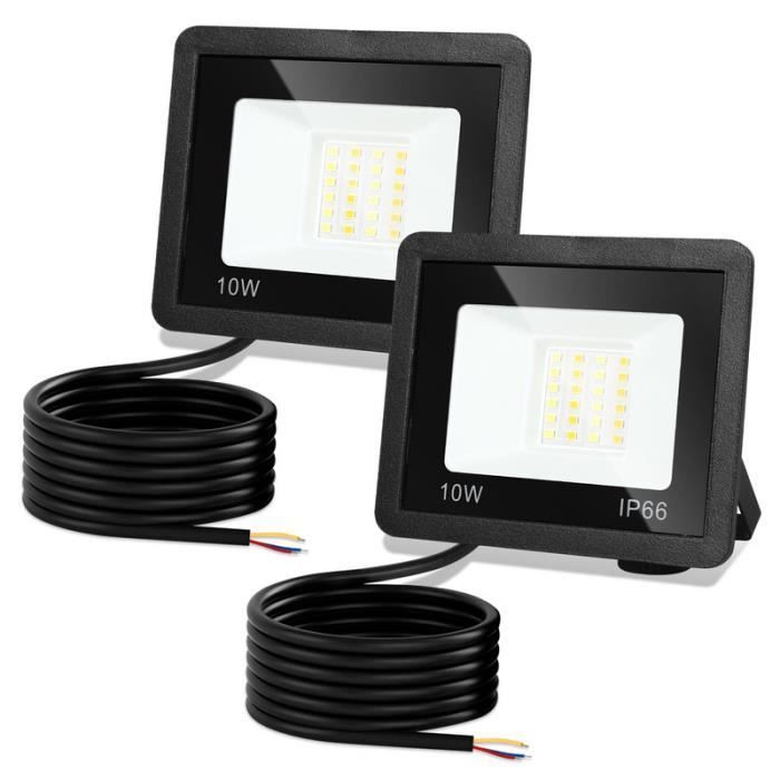 LED Floodlight - Hengda - 10W - IP66 Waterproof - 3 Colors - Die-cast Aluminum