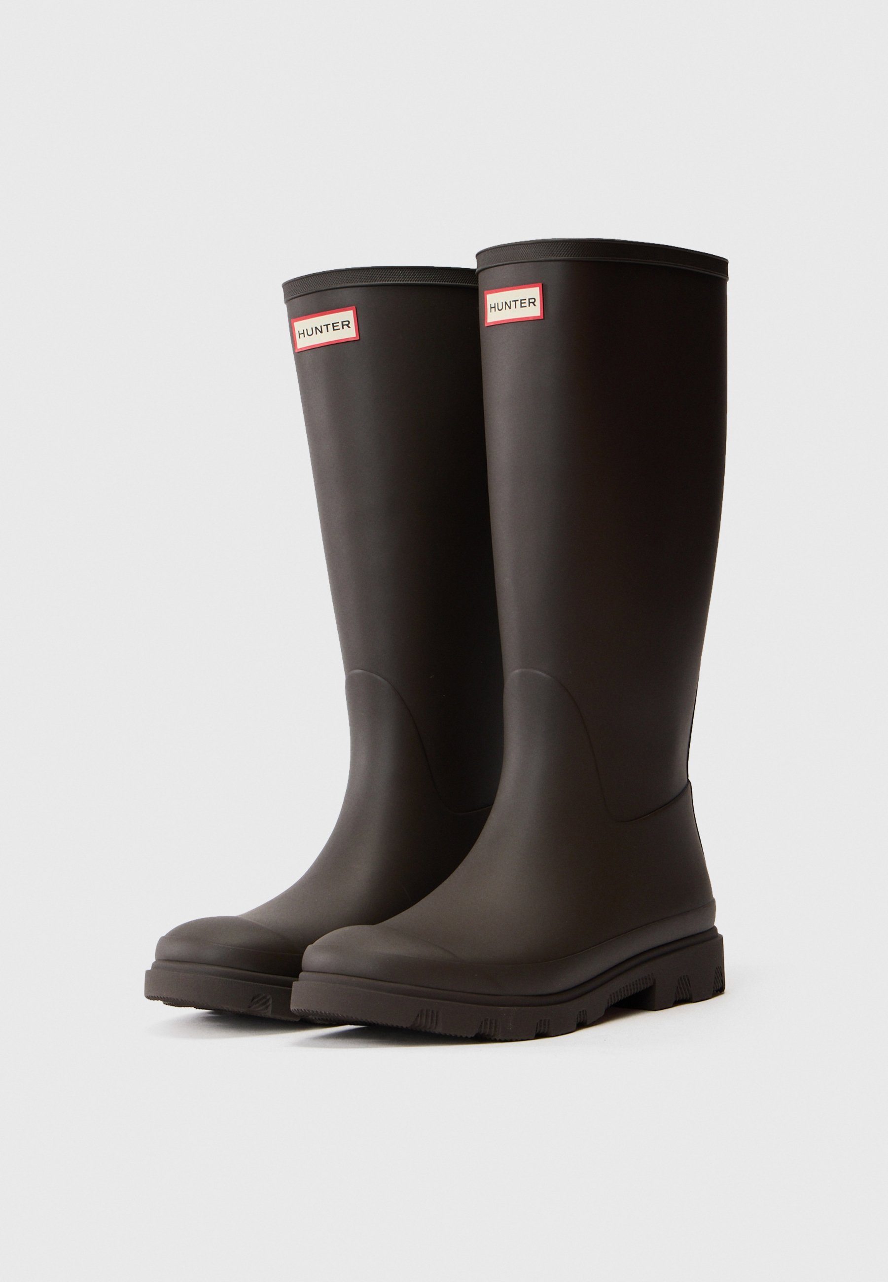 Stivali da pioggia Hunter ORIGINAL DOWNPOUR TALL UNISEX - marrone cioccolato