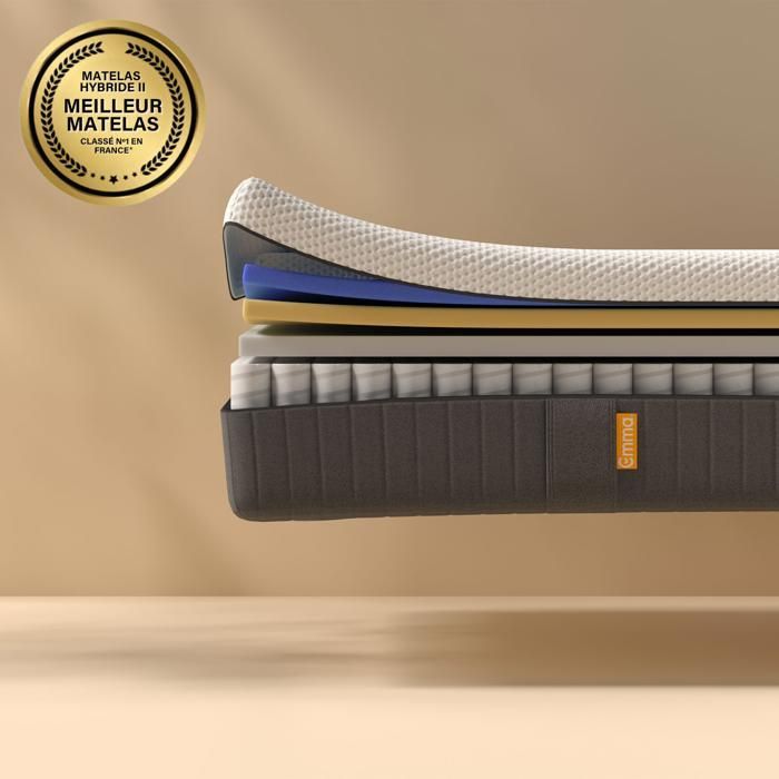 EMMA | Original Mattress 160x200 | Memory Foam + Springs | Emma's BEST CHOICE | Soothing Back | Support and Breathability | 25cm