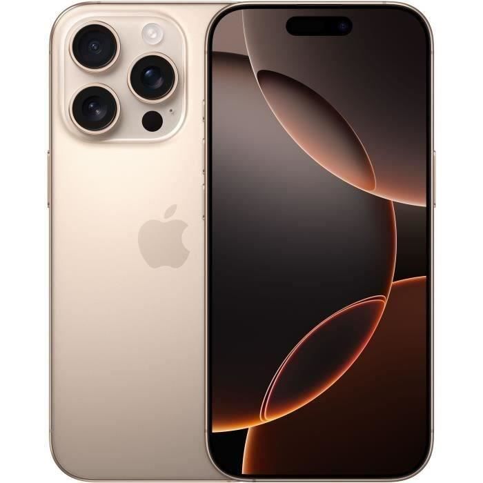 APPLE iPhone 16 Pro 128 GB Desert Titanium (2024) – Generalüberholt – Hervorragender Zustand