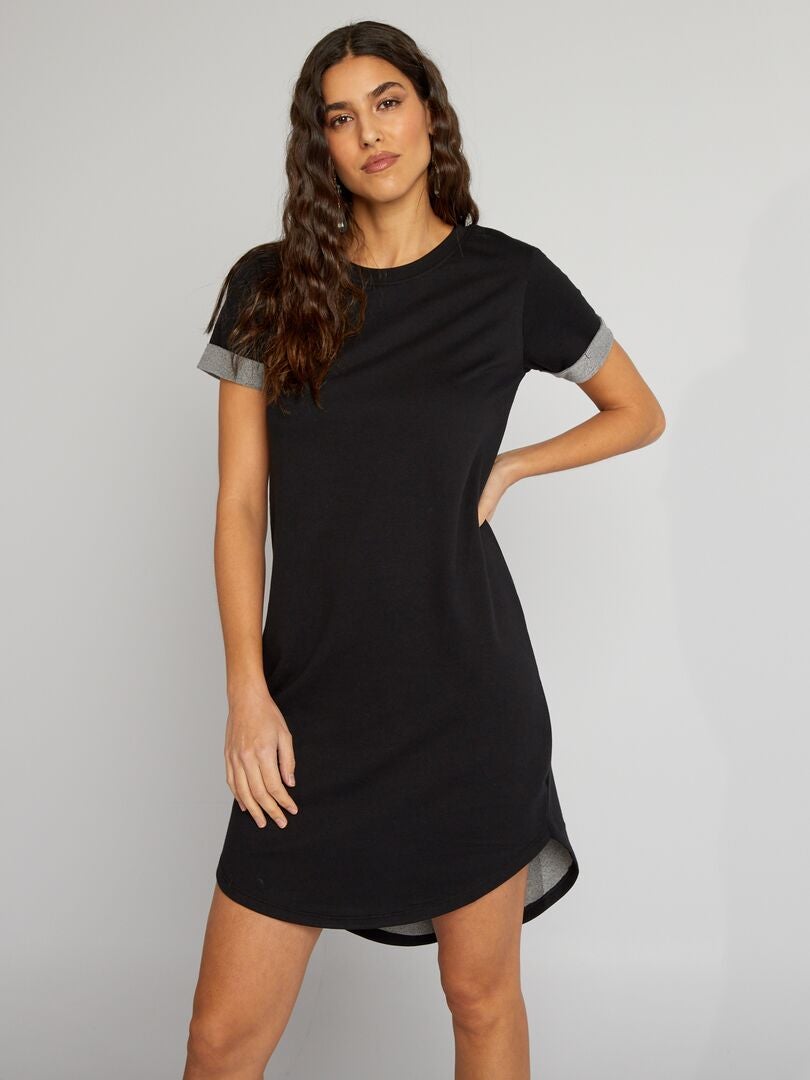 'JDY' sweatshirtjurk - zwart