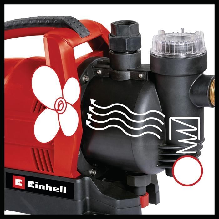 Einhell GE-AW 6333 automaattinen kastelupumppu (630 W, hiekkasuodatin integroidulla takaiskuventtiilillä)
