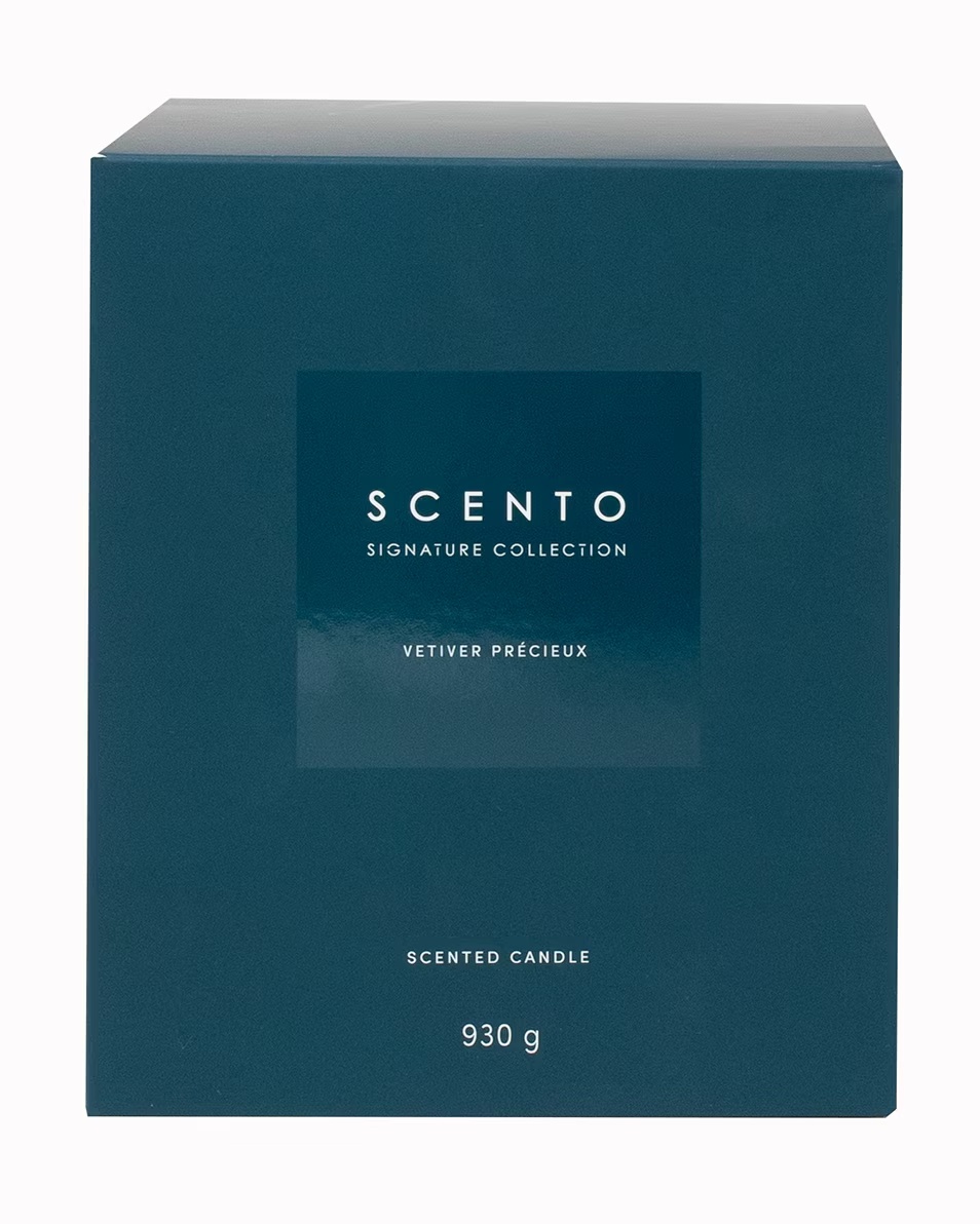 LUMÂNARE MARE SCENTO SIGNATURE COLLECTION Vetiver Precieux