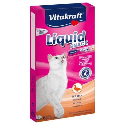 Vitakraft Flytende Kattesnacks med And og ß-Glukaner