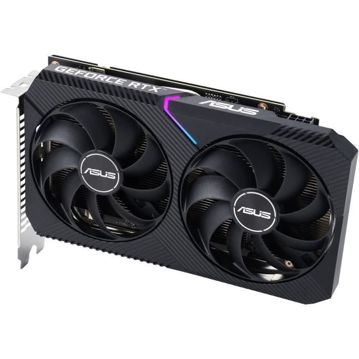 Carte graphique - ASUS - Dual - RTX 3050 - 8 Go GDDR6 - PCI Express 4.0 - Résolution 7680x4320