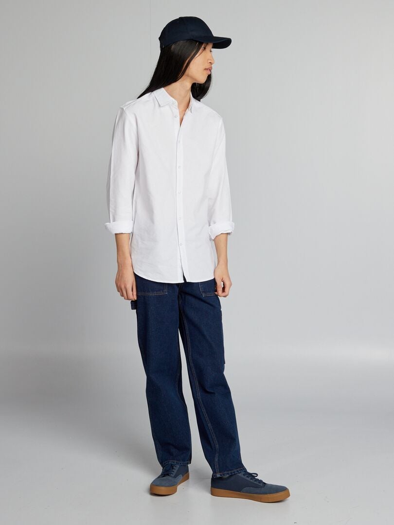 Charpentier jeans met wijde pijpen - BLAUW