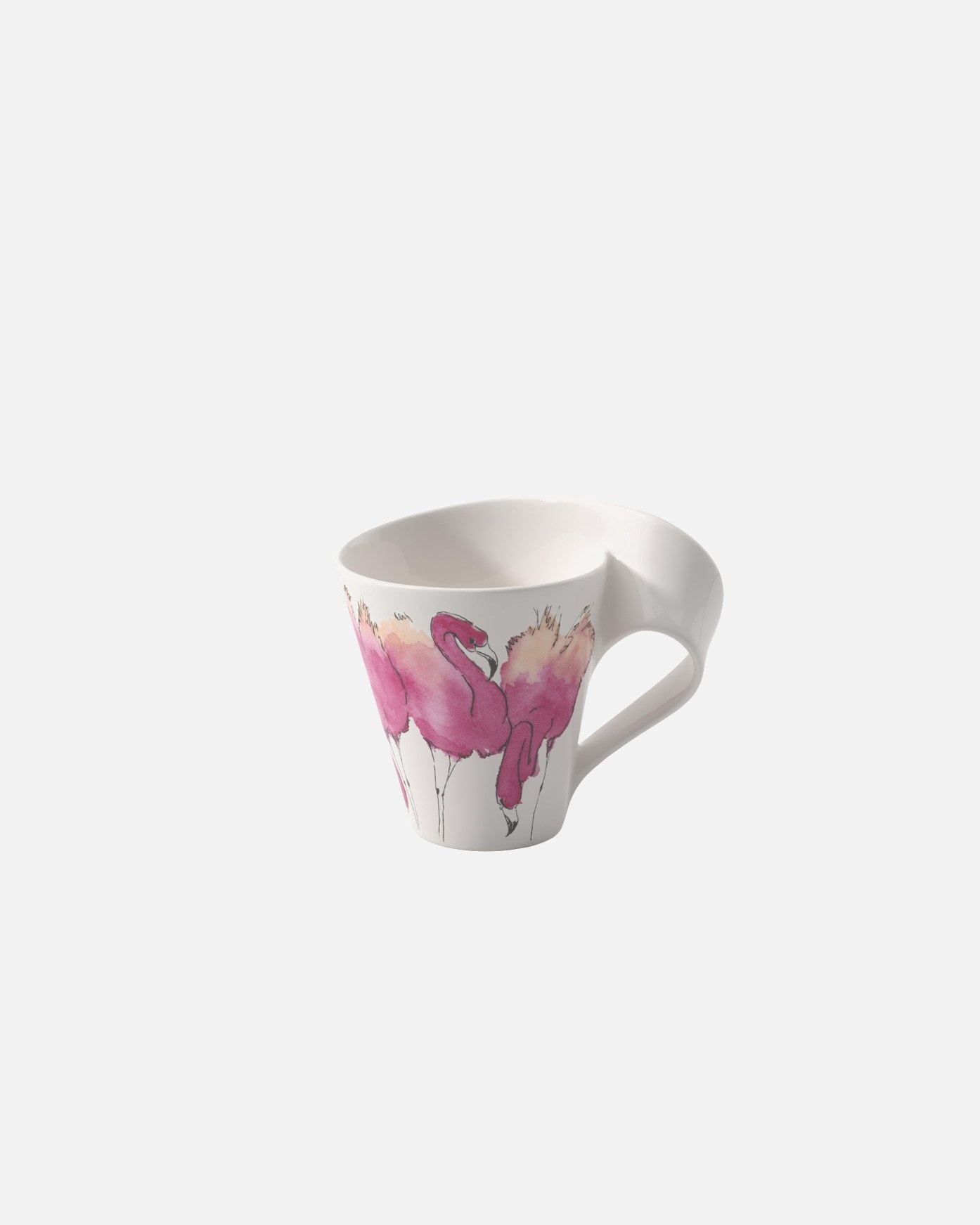 Villeroy & Boch krūze ar rokturi (dāvanu iepakojums) NewWave Caffè Red Flamingo - 1 gab.