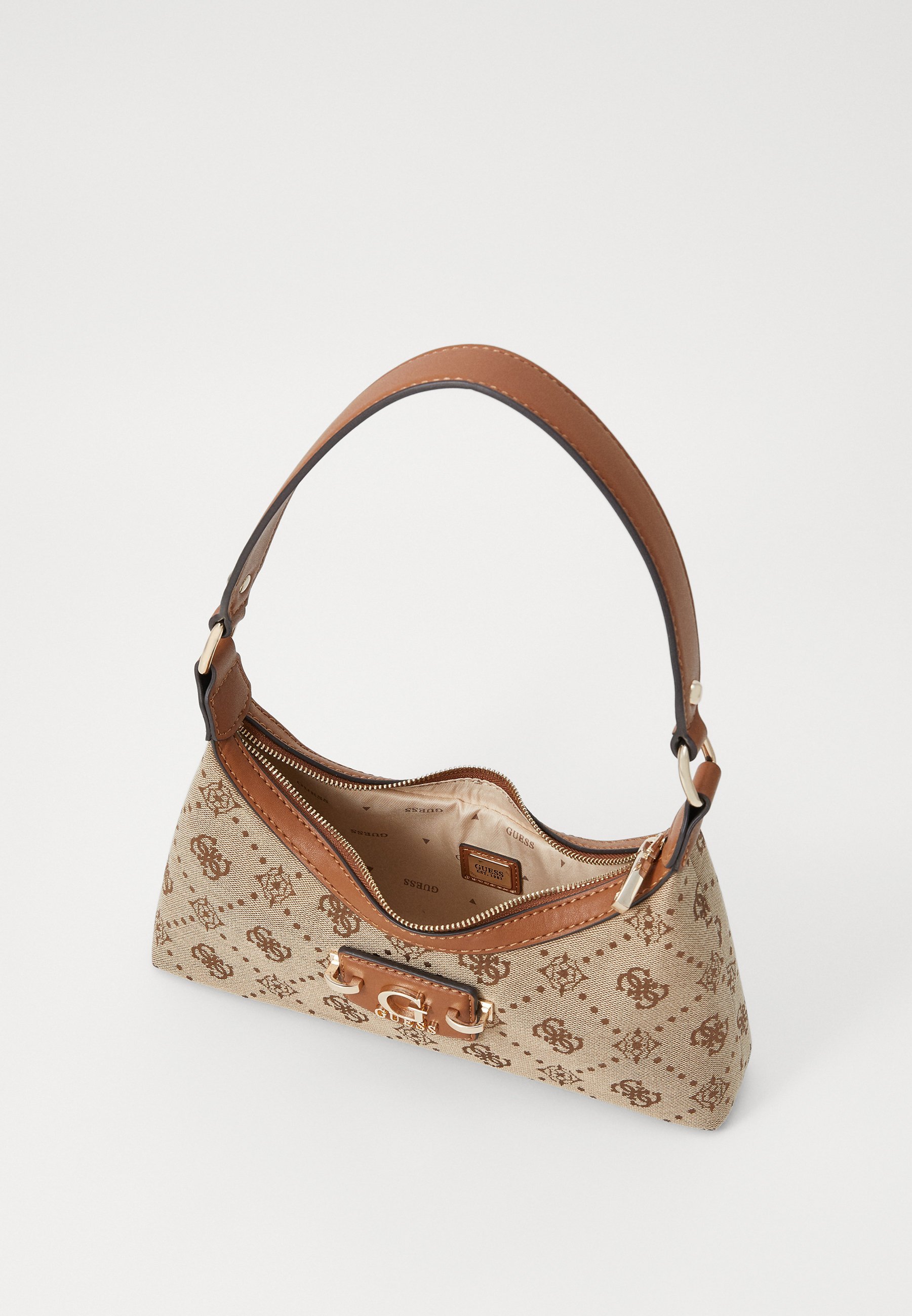 Guess NEDA TOP ZIP - Handtas - latte logo