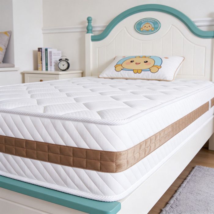 Colchón de 90x190 cm, 26 cm de grosor, doble cara, ergonómico, híbrido de espuma y muelles ensacados, certificado Oeko-TEX, ergonómico, sueño profundo.