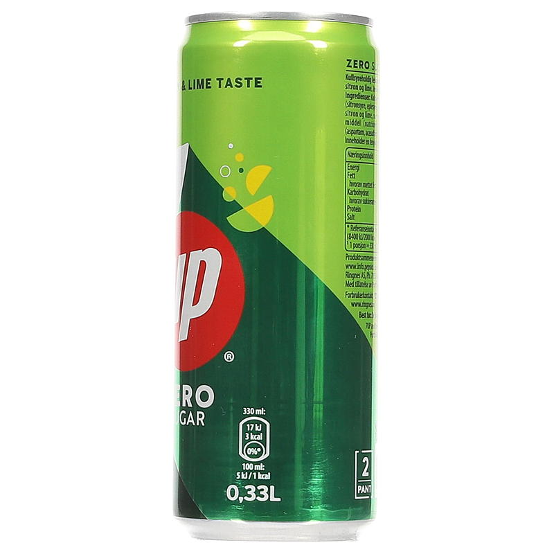Ringnes 7UP 0,33 l dåse