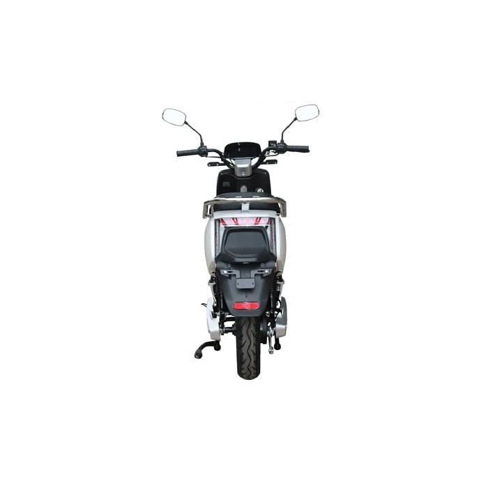 Patinete eléctrico ZION – Batería de litio, equivalente a 50 cc – Color: Blanco, Batería: 60 V 29 Ah