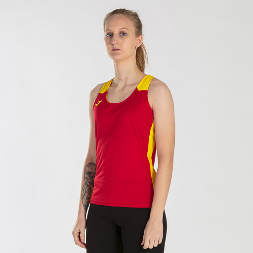  Camiseta Tirantes Joma Record Ii Rojo Amarillo