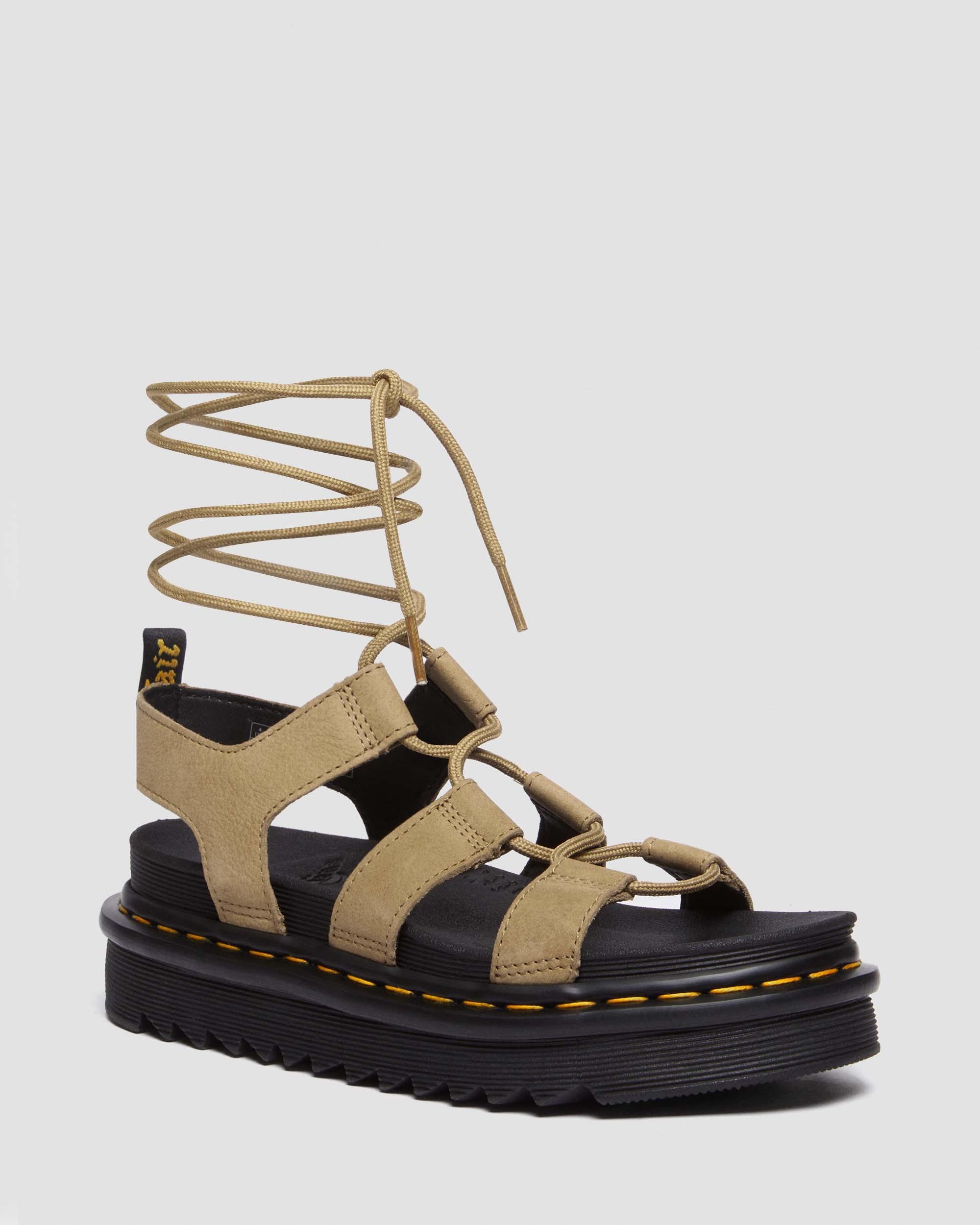 Nartilla Tumbled Nubuck Leder Gladiatorsandalen