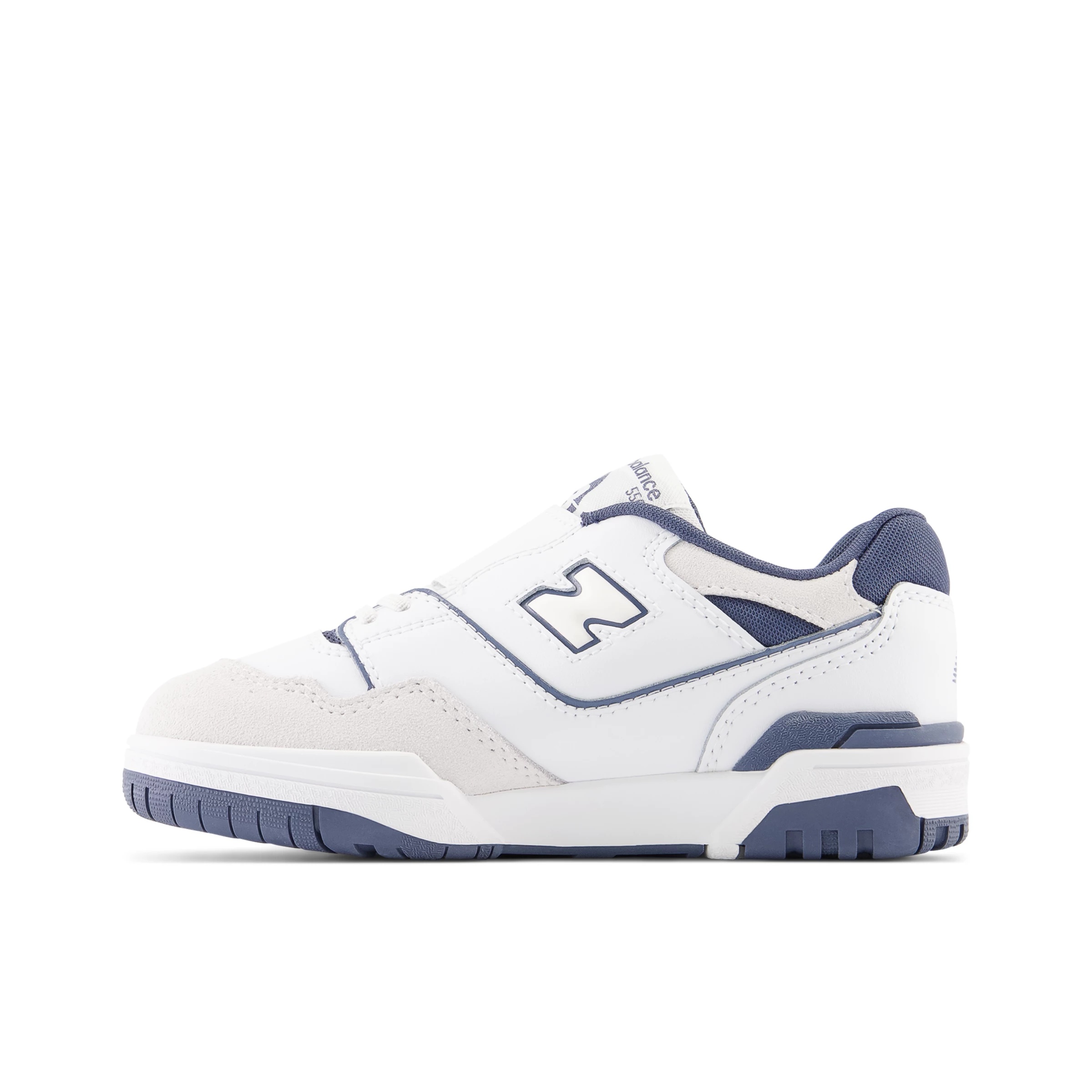 550 Bungee Lace with Top Strap White con vintage indigo