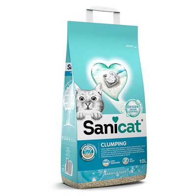 Hrudkující stelivo pro kočky Sanicat Marseille Soap