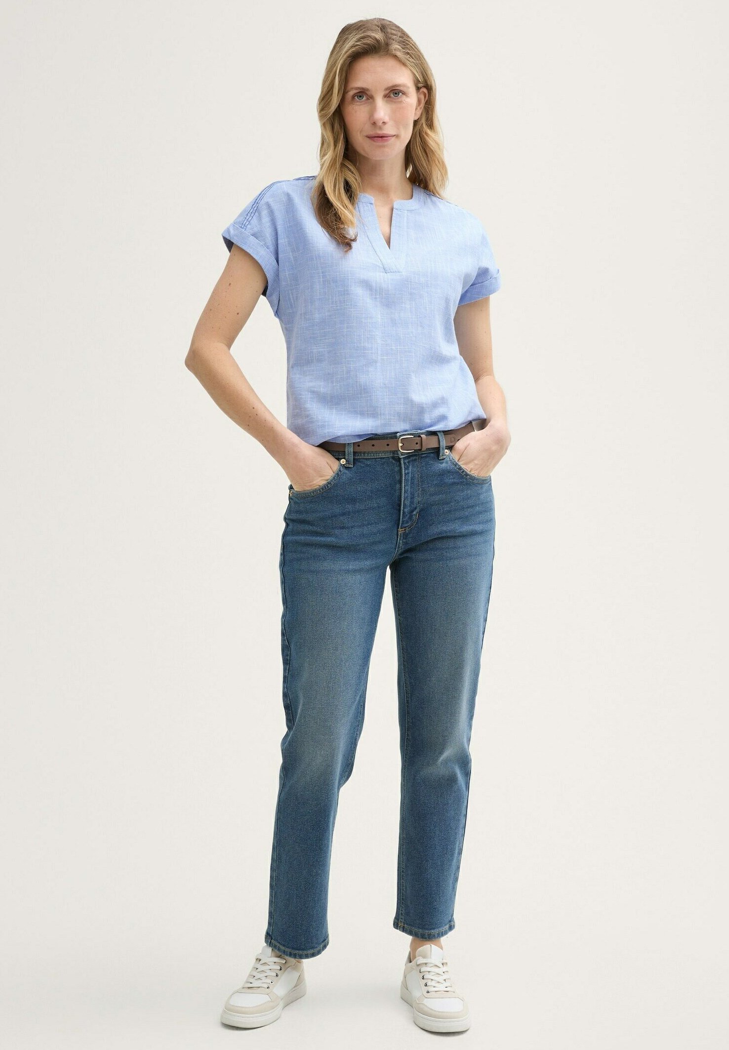 Chemisier TOM TAILOR - bleu rêveur