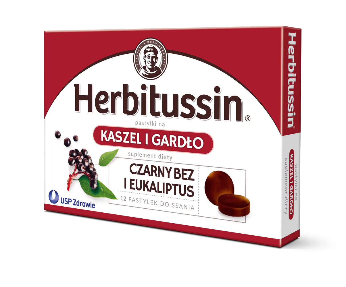Herbitussin Kaszel i Gardło, Pastylki