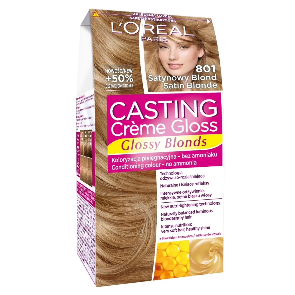 Casting Creme Gloss Farba do włosów 801 Satynowy Blond