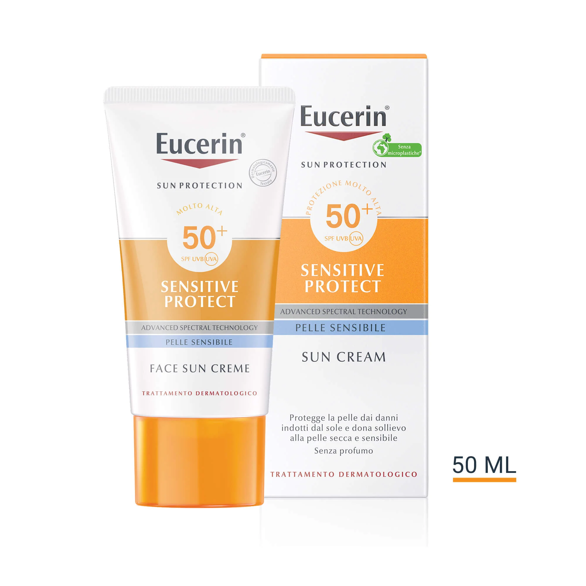 Sun Protection Sensitive Protect Sun Face Creme SPF50+ - Solare viso alta prot.